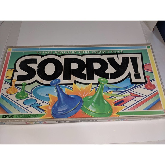 Vintage 1998 Sorry! Board Game Parker Brother's Complete - Picture 8 of 8